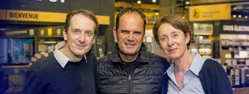 Diner Didier Van Cauwelaert, Marylise et Sébastien