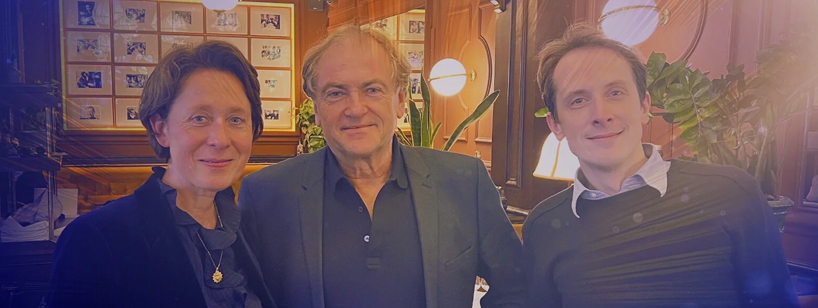 Diner Didier Van Cauwelaert, Marylise et Sébastien